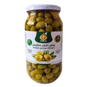 زيتون أخضر سلقيني — Salqin grüne-Oliven 1Kg